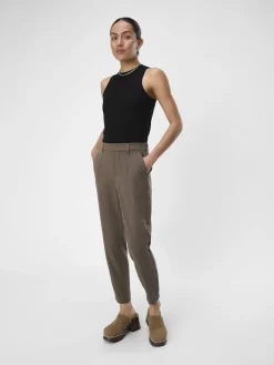 OBJLISA SLIM PANT NOOS morel