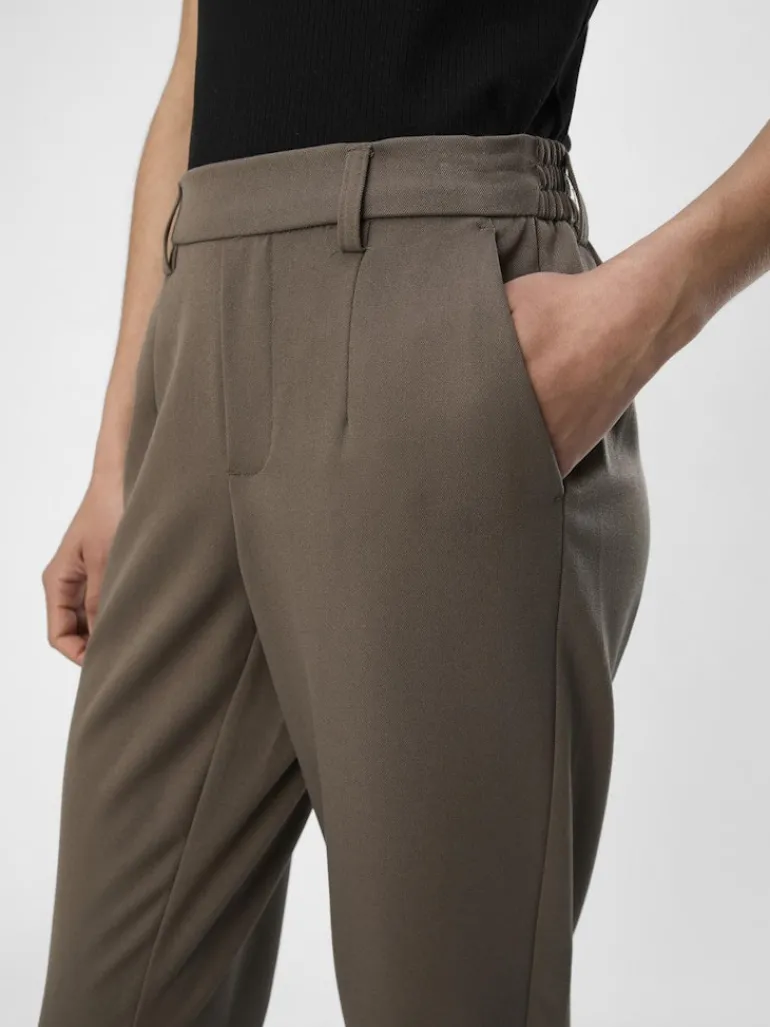 OBJLISA SLIM PANT NOOS morel