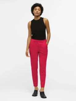 OBJLISA SLIM PANT NOOS viva magenta