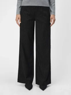OBJLISA WIDE PANT AOP NOOS black