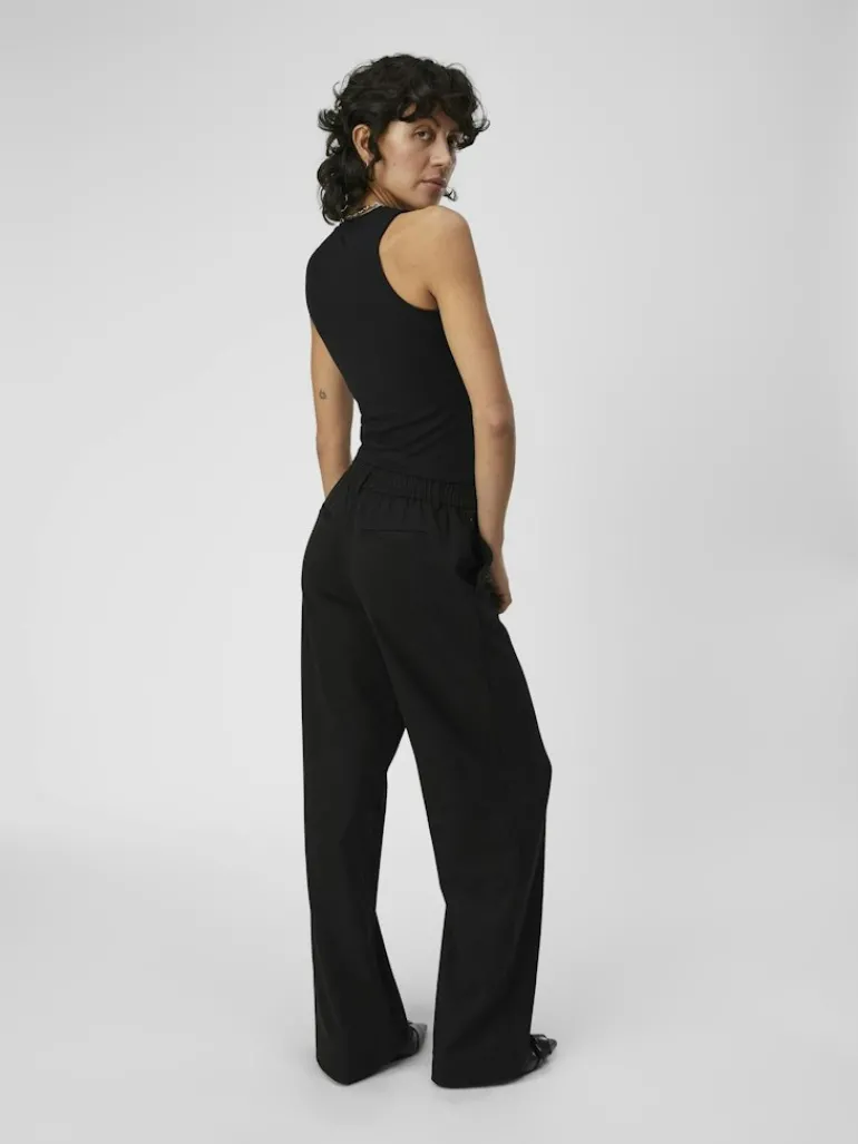 OBJLISA WIDE PANT NOOS black