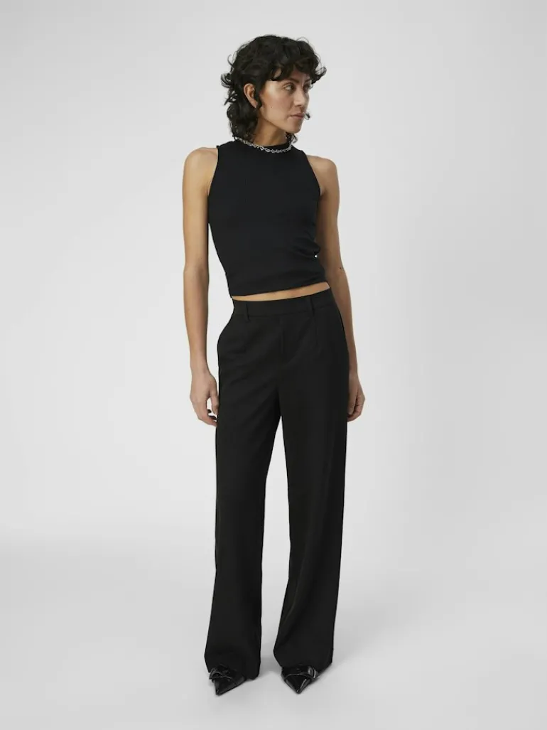 OBJLISA WIDE PANT NOOS black