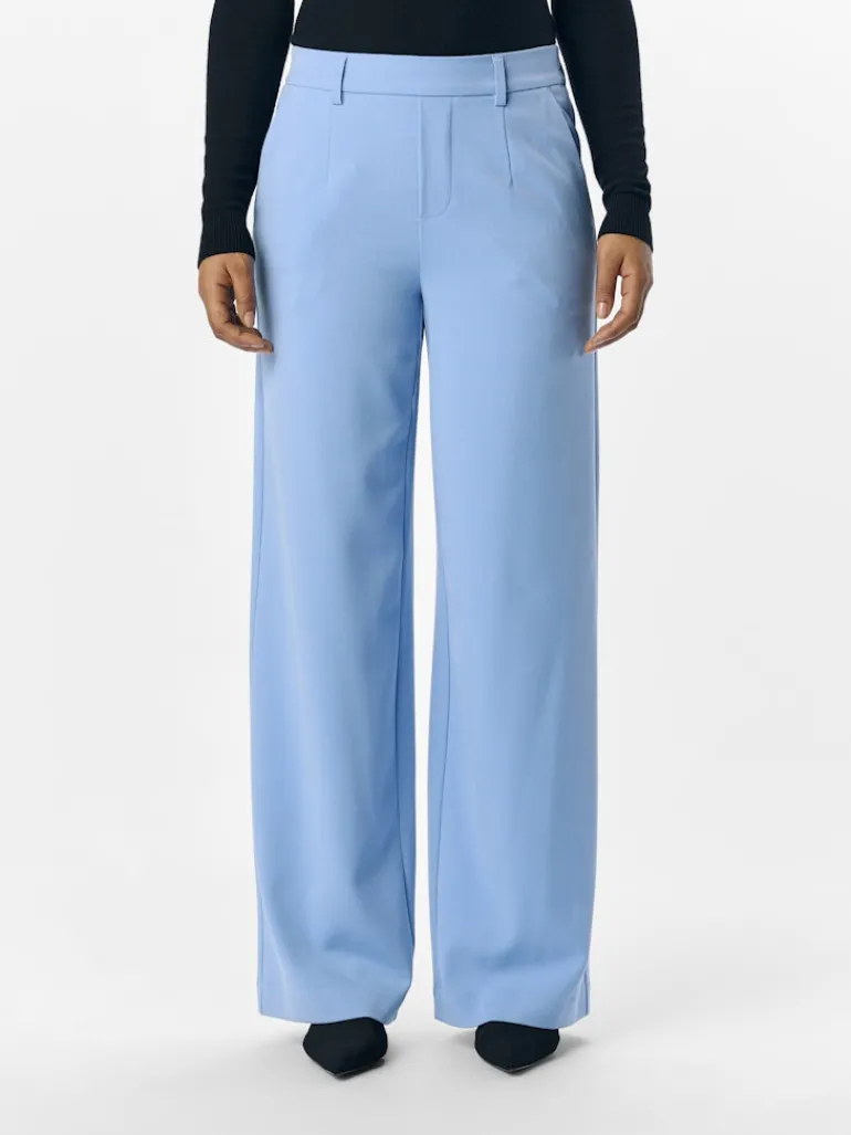 OBJLISA WIDE PANT NOOS cornflower blue