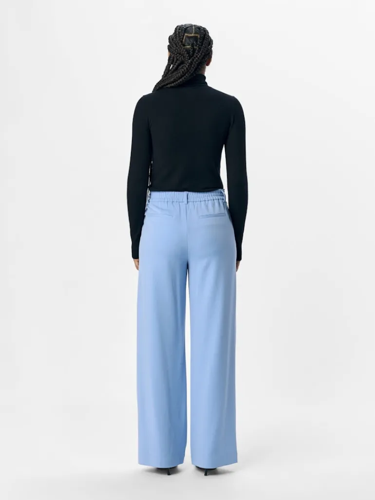OBJLISA WIDE PANT NOOS cornflower blue