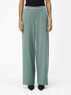 OBJLISA WIDE PANT NOOS dark forest