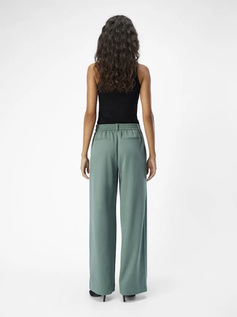 OBJLISA WIDE PANT NOOS dark forest
