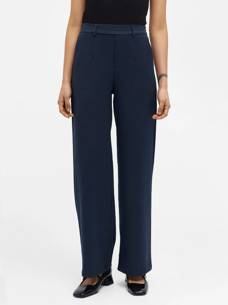 OBJLISA WIDE PANT NOOS dunkelblau2