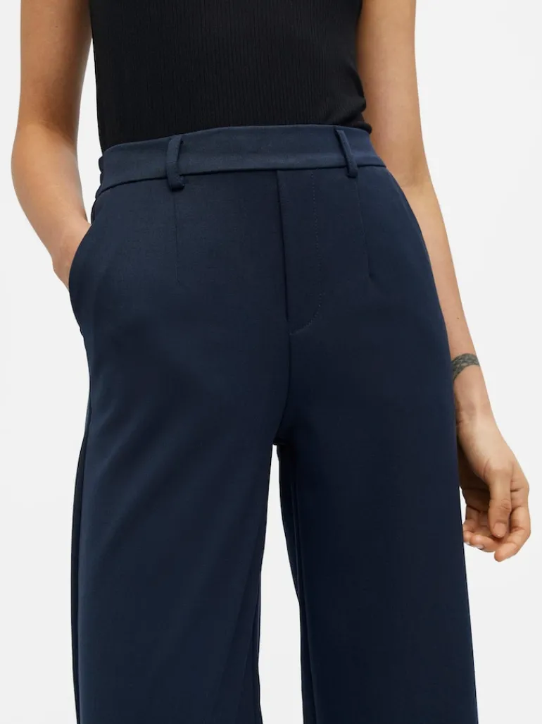 OBJLISA WIDE PANT NOOS dunkelblau2
