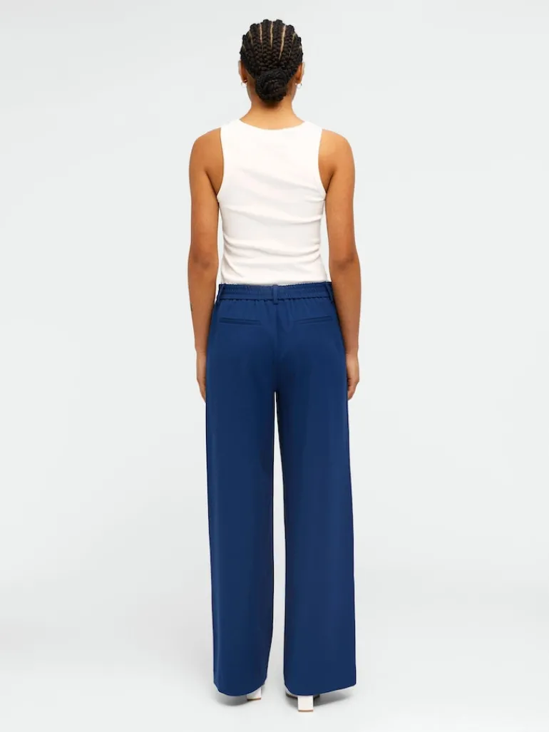 OBJLISA WIDE PANT NOOS dunkelblau1