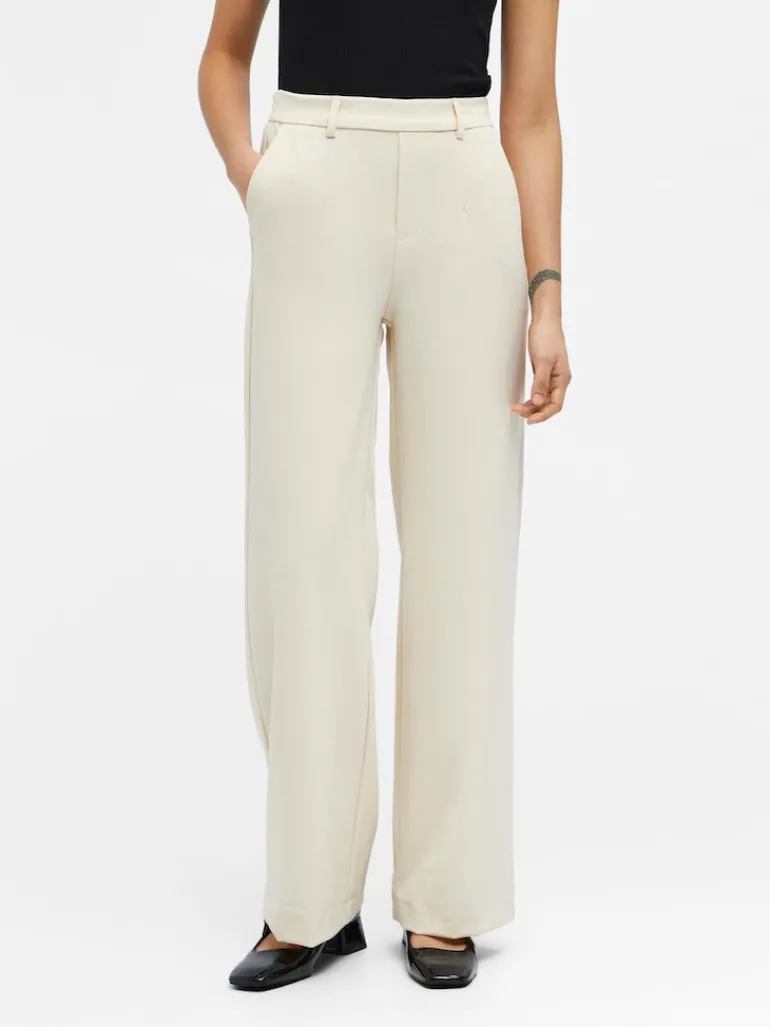 OBJLISA WIDE PANT NOOS hellgrau2