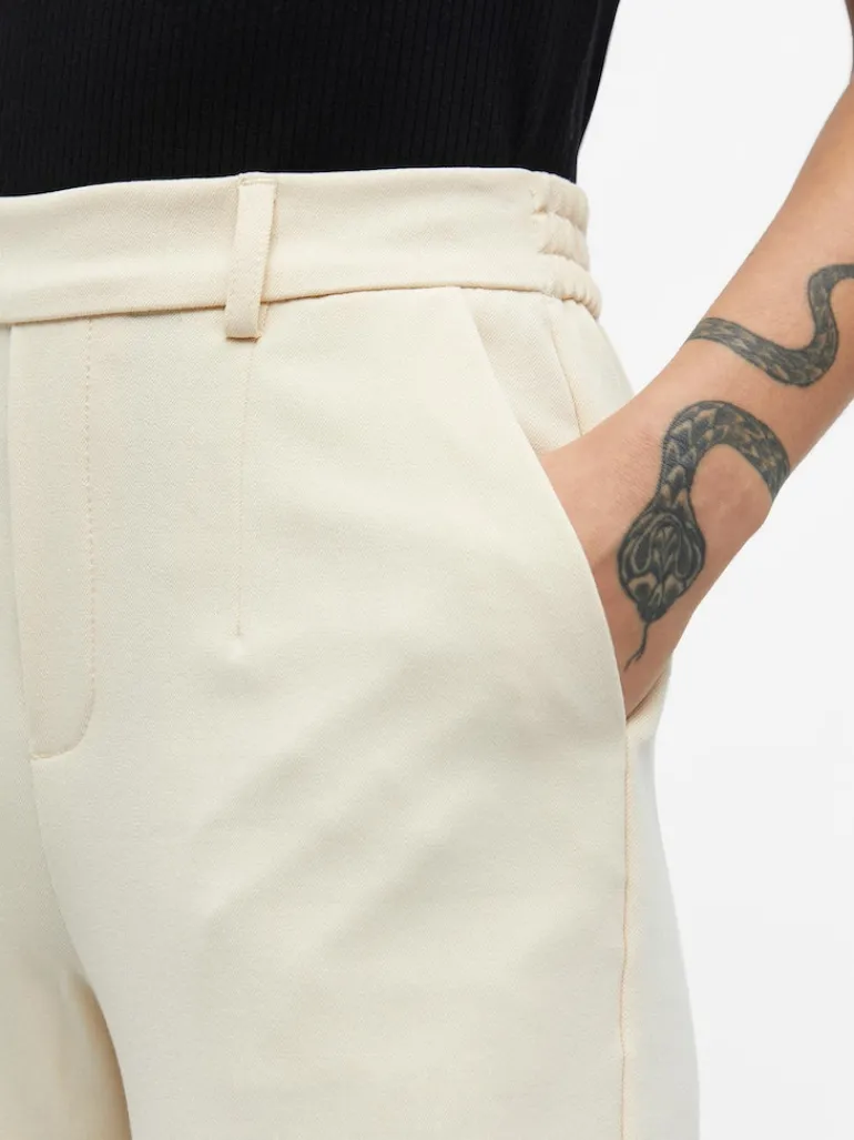 OBJLISA WIDE PANT NOOS hellgrau2