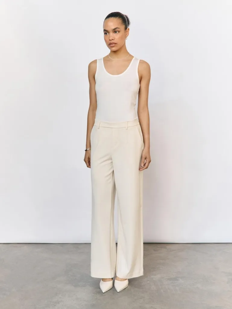 OBJLISA WIDE PANT NOOS hellgrau2