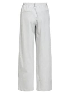 OBJLISA WIDE PANT NOOS light grey melange