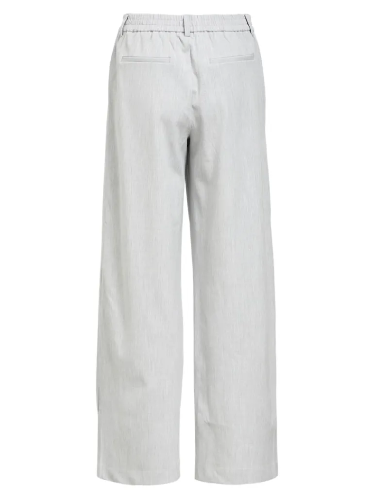 OBJLISA WIDE PANT NOOS light grey melange