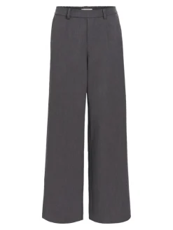 OBJLISA WIDE PANT NOOS medium grey melange