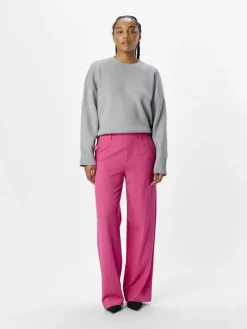 OBJLISA WIDE PANT NOOS raspberry sorbet