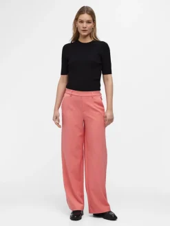 OBJLISA WIDE PANT NOOS rosa1