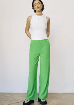 OBJLISA WIDE PANT NOOS vibrant green