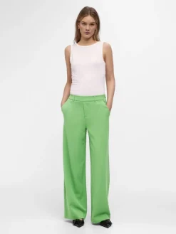 OBJLISA WIDE PANT NOOS vibrant green