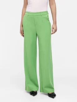 OBJLISA WIDE PANT NOOS vibrant green