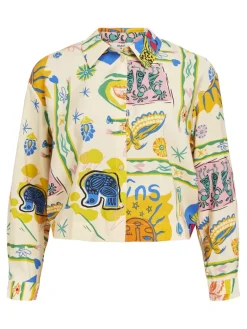 OBJMARTHA L/S SHIRT 132 sandshell