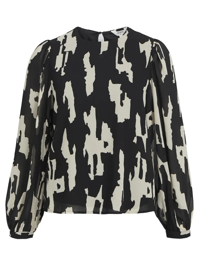 OBJMILA L/S TOP NOOS black1