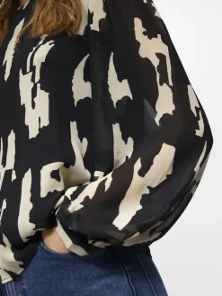 OBJMILA L/S TOP NOOS black1