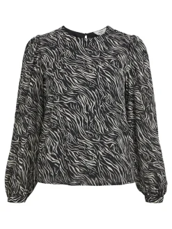 OBJMILA L/S TOP NOOS black2