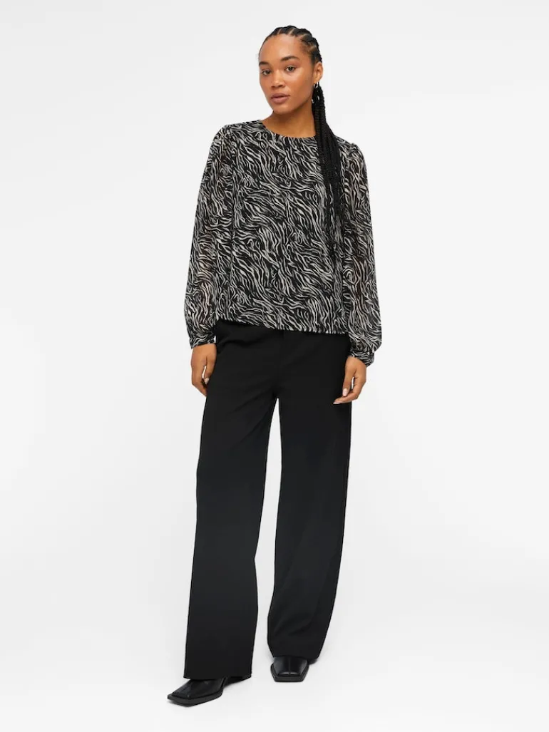 OBJMILA L/S TOP NOOS black2
