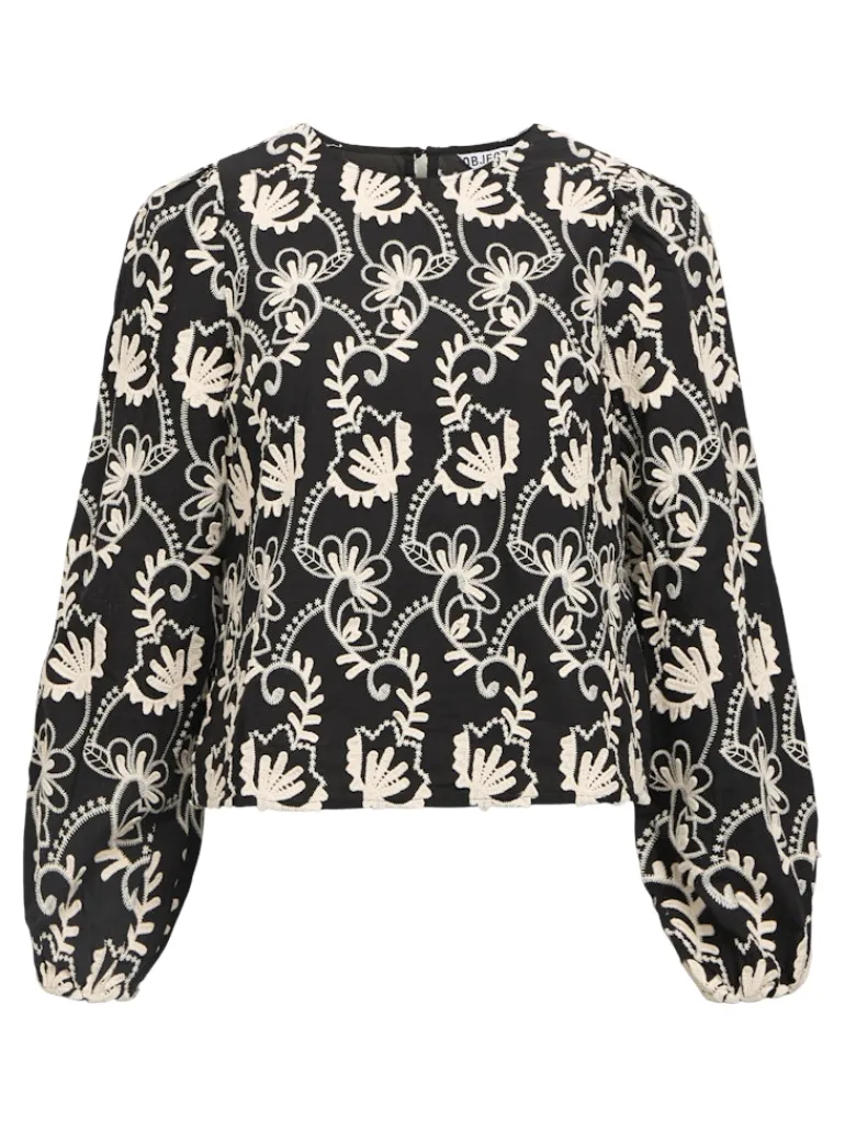 OBJMYA RE L/S TOP NOOS black