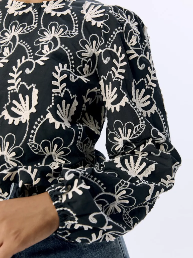 OBJMYA RE L/S TOP NOOS black