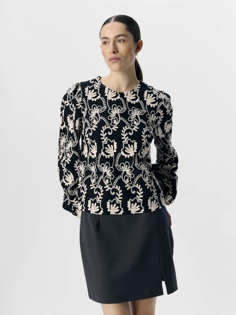 OBJMYA RE L/S TOP NOOS black