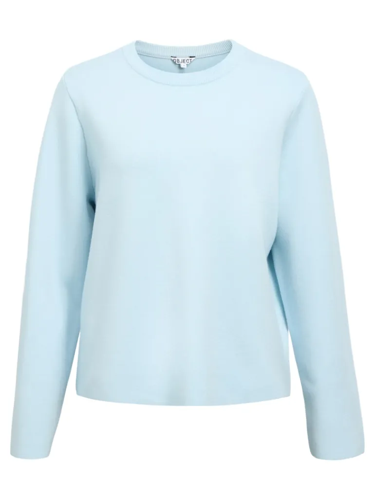 OBJREYNARD O-NECK PULLOVER NOOS winter sky