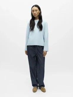 OBJREYNARD O-NECK PULLOVER NOOS winter sky