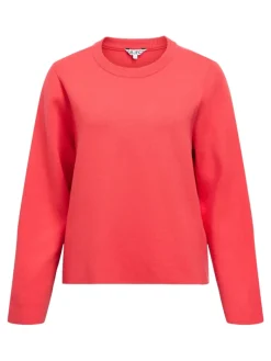 OBJREYNARD O-NECK PULLOVER NOOS poinsettia