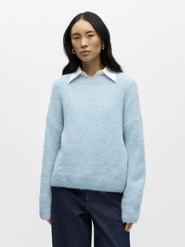 OBJSAGGIA LS LO PULLOVER NOOS winter sky