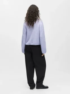 OBJSAGGIA RE L/S KNIT CARDIGAN NOOS baby lavender
