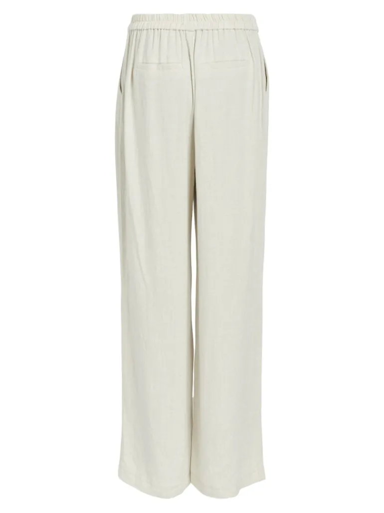 OBJSANNE ALINE WIDE PANT NOOS sandshell