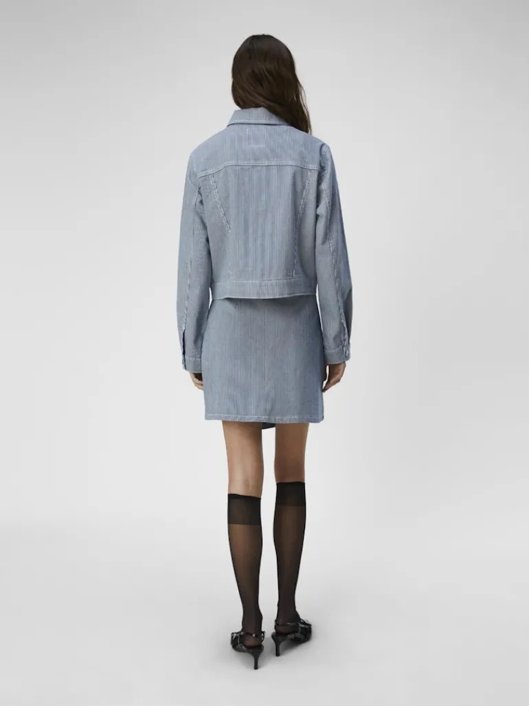 OBJSOLA TWILL JACKET 132 light blue denim