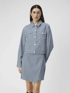 OBJSOLA TWILL JACKET 132 light blue denim