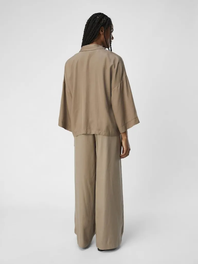 OBJTILDA BOXY SHIRT NOOS fossil
