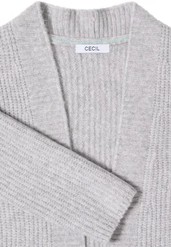 Offener Cosy Cardigan luna grey melange
