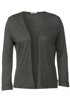 Offene Shirtjacke easy khaki