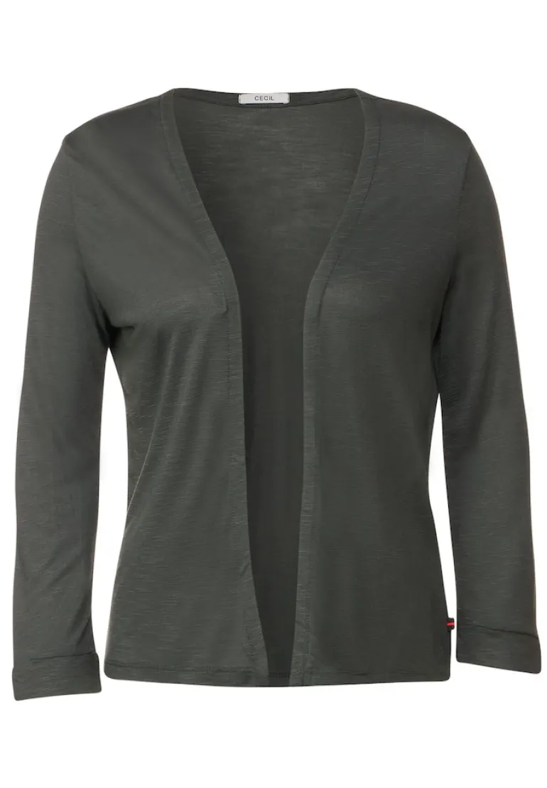 Offene Shirtjacke easy khaki