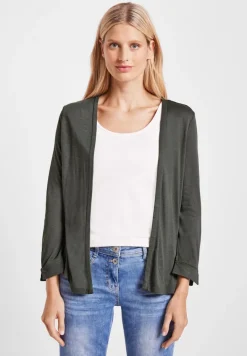 Offene Shirtjacke easy khaki