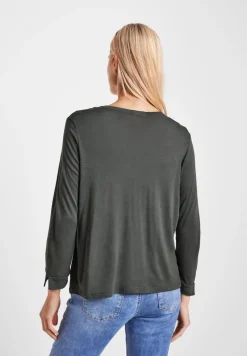 Offene Shirtjacke easy khaki