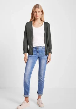 Offene Shirtjacke easy khaki