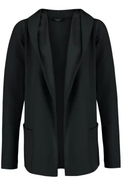 offene Sweatjacke black