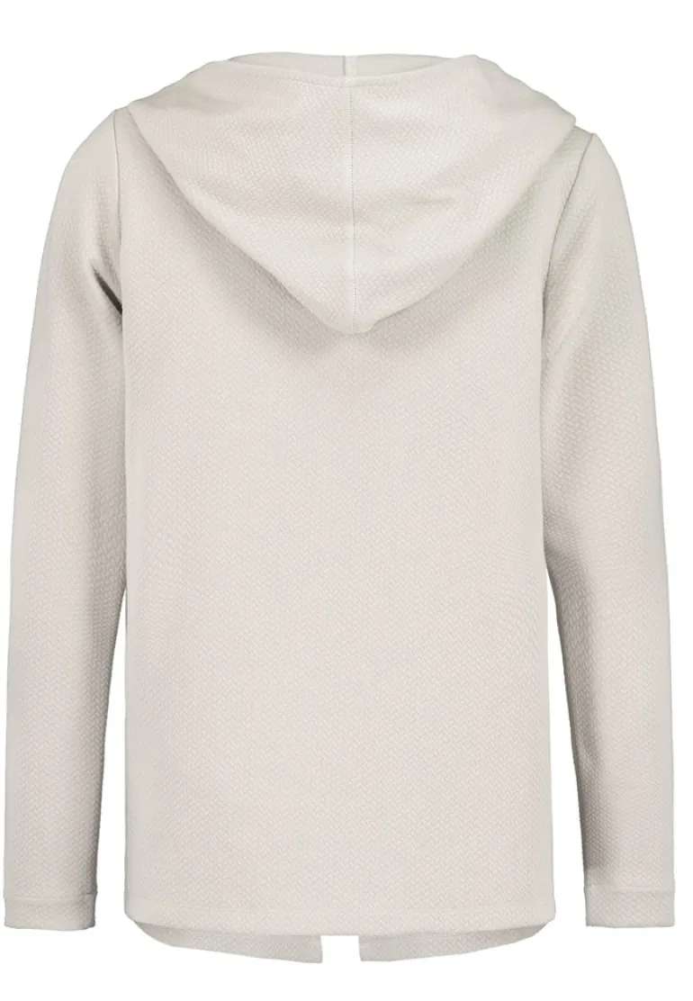 offene Sweatjacke light sand