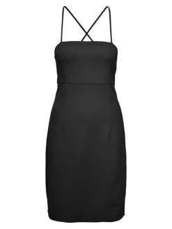 ONLABBA STRAP SLIM SLIT DRESS CC TLR black